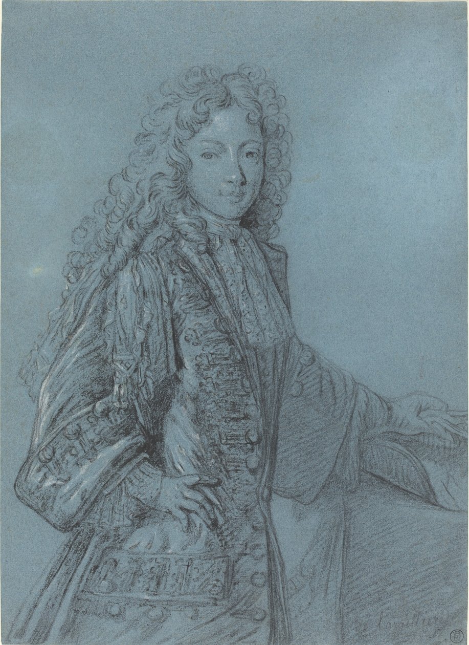 Portret van een jongen door French 17th Century
