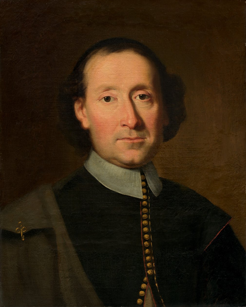 Portret van een man door French 17th Century