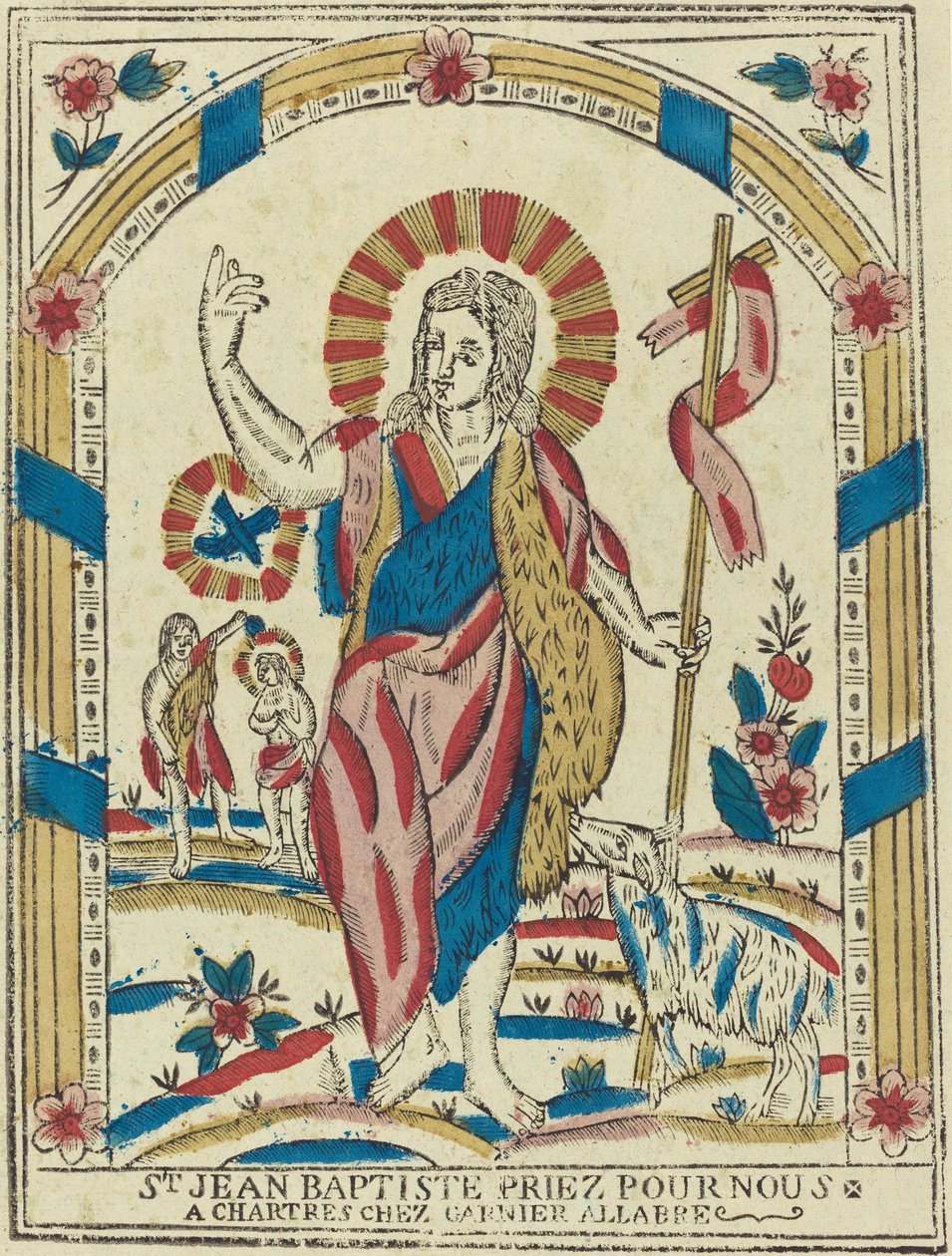 Sint Johannes de Doper bid voor ons door French 19th Century