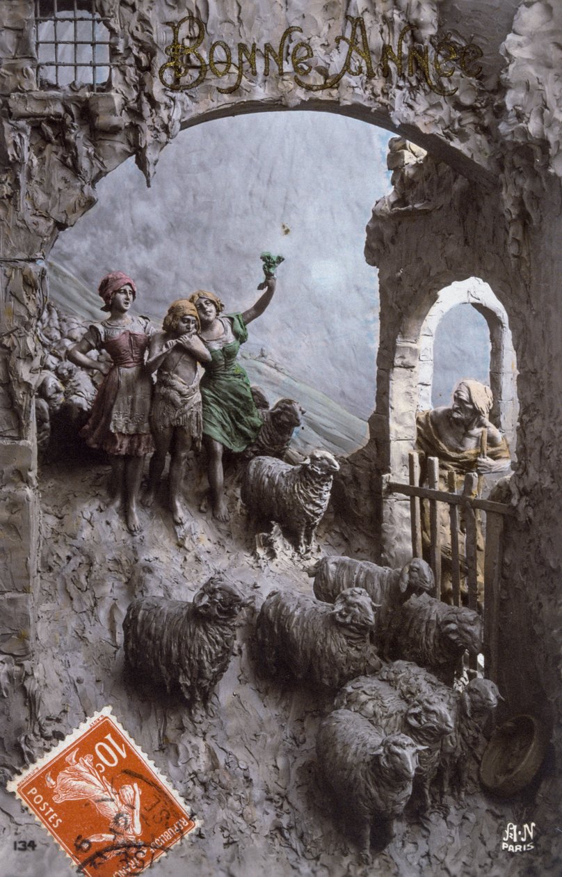 Franse ansichtkaart gedateerd circa door French Photographer