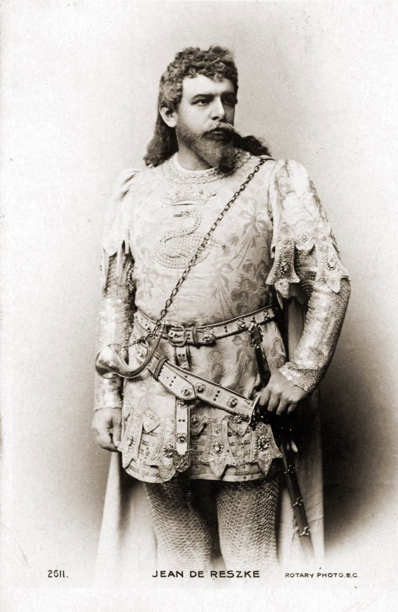 Jean de Reszke as Romeo in Charles François Gounod opera Romeo et Juliette door French Photographer