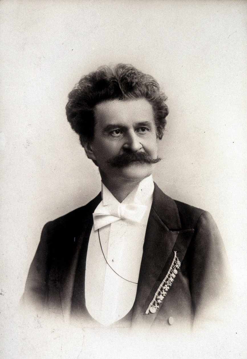 Johann II Strauss fils (1825-1899), Oostenrijkse componist door French Photographer