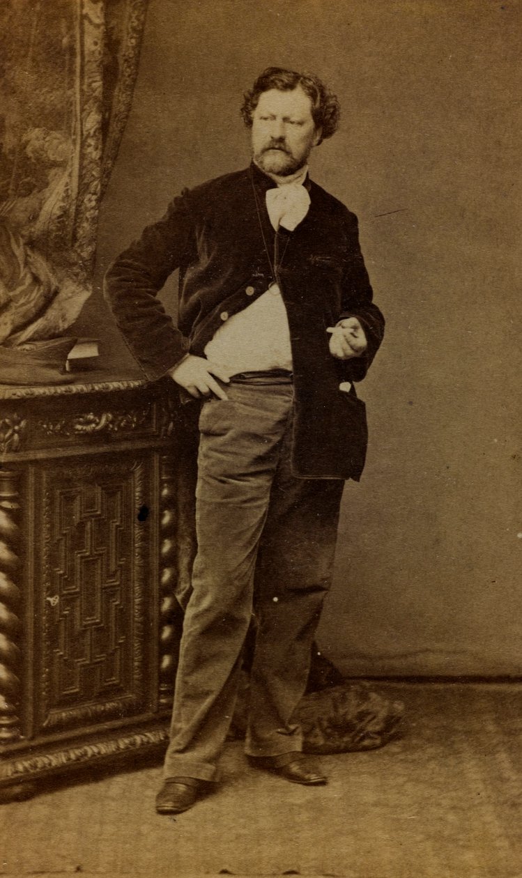 Portret van Alexandre Bida door French Photographer