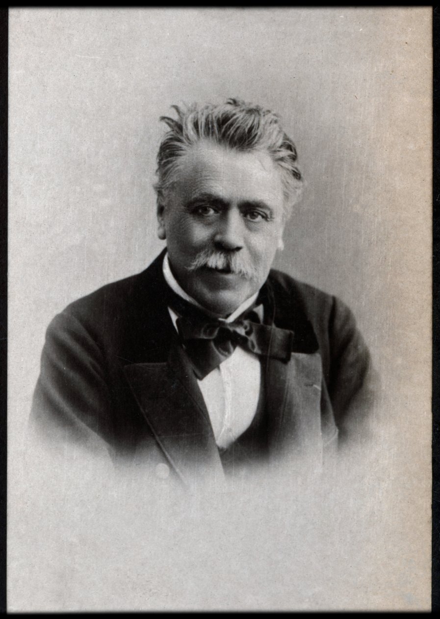 Portret van Henri François Becque door French Photographer