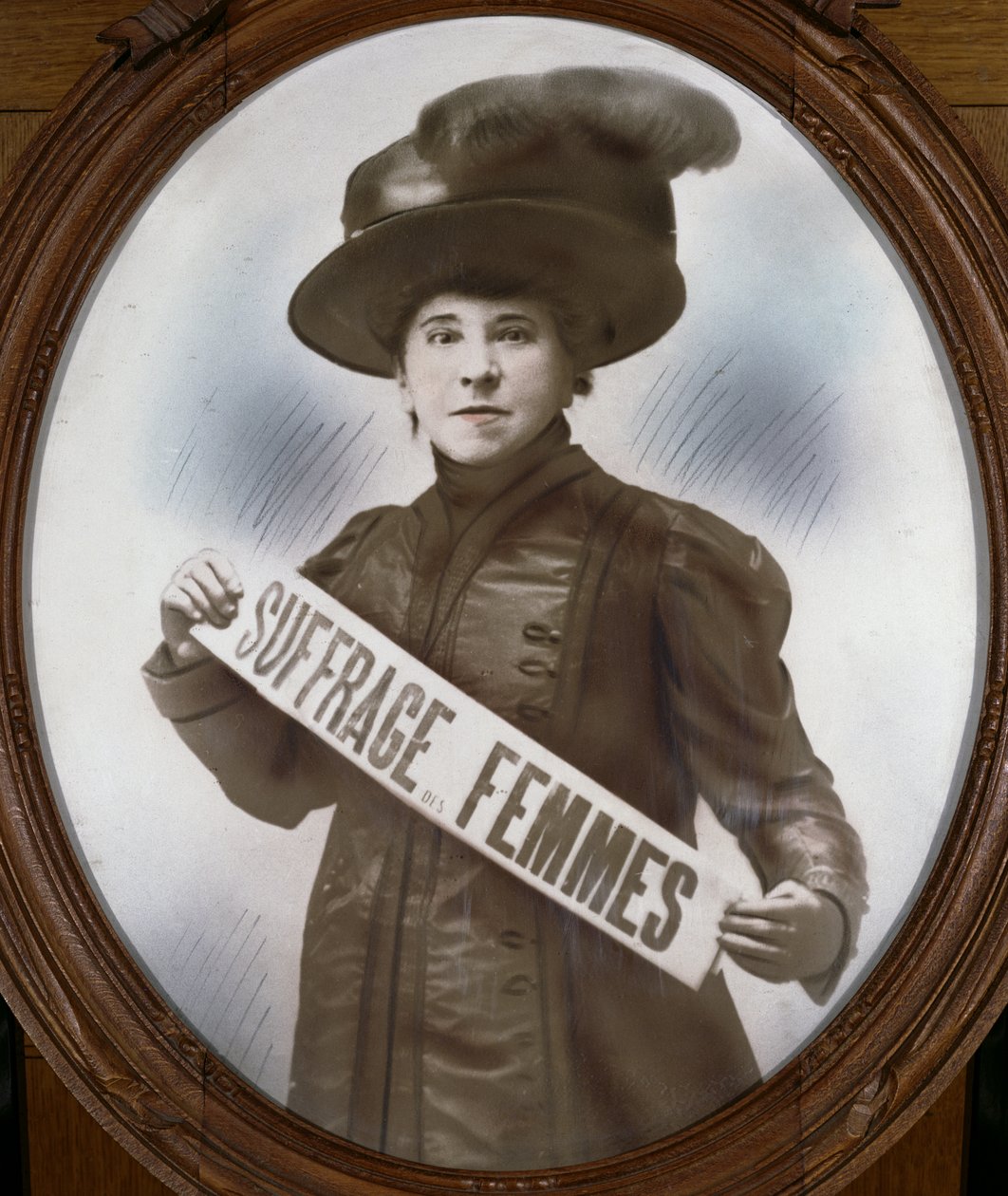 Portret van Hubertine Auclerc (1848-1914) door French Photographer