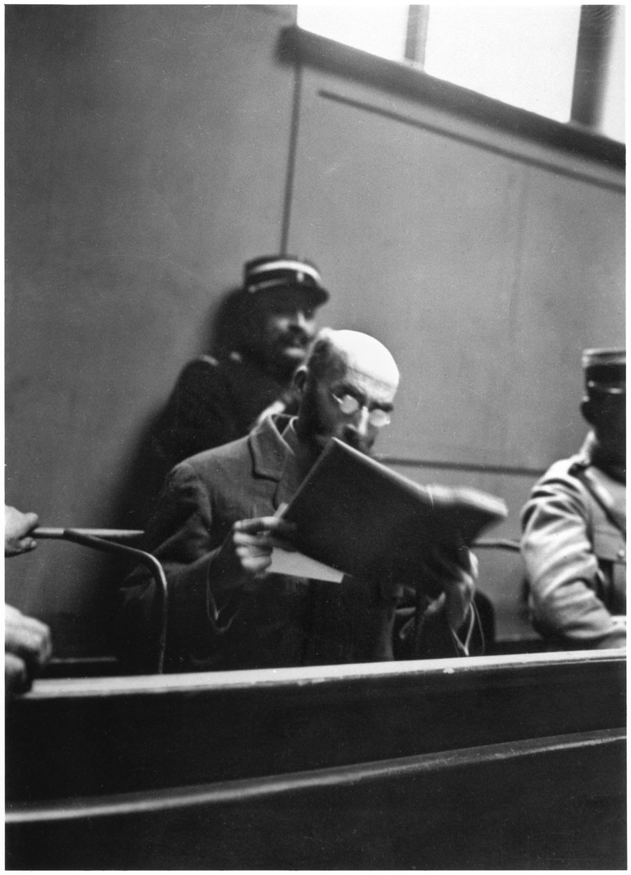 Het proces van Henri Desire Landru (1869-1922) 20 november 1921 door French Photographer