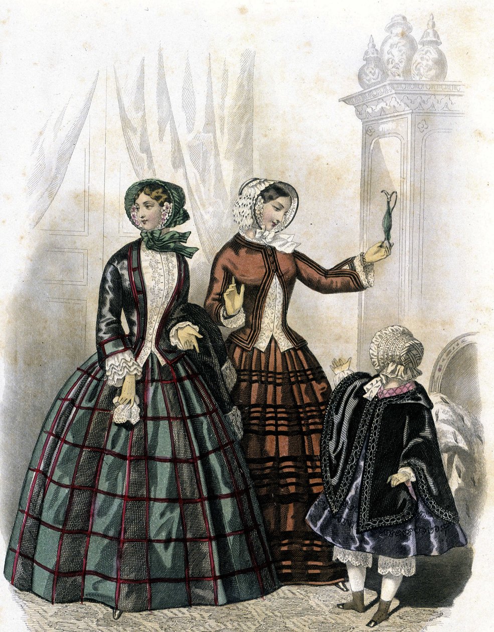 2 vrouwen met een meisje - in 