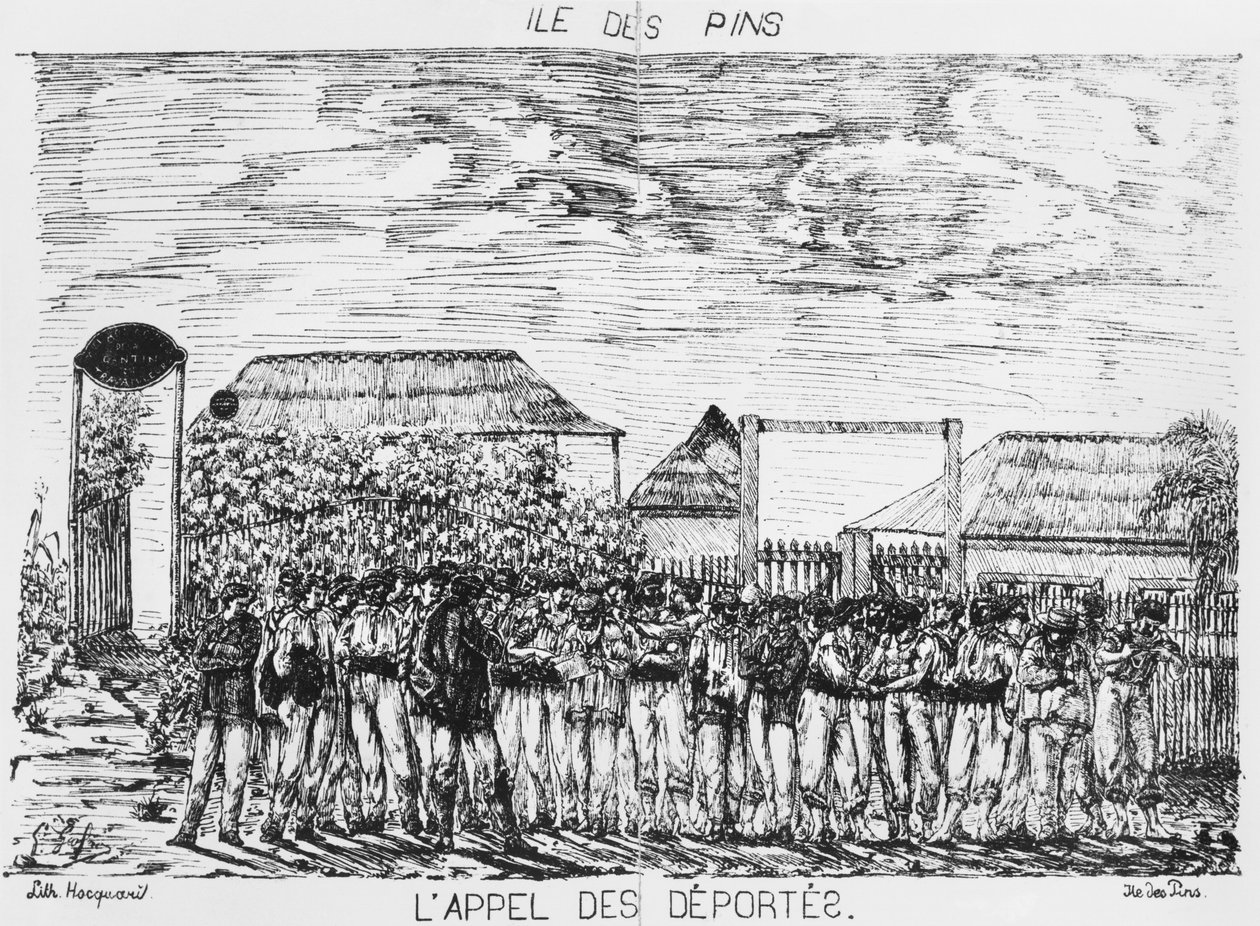 Album van het Isle of Pines, appèl van de gedeporteerden, 1878-79 door French School