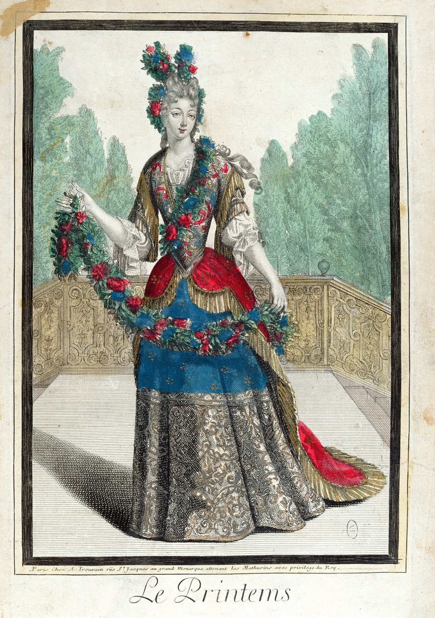 Allegorie van de lente door French School