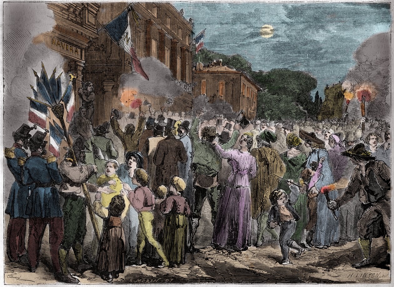 Annexatie van Savoye en Nice bij Frankrijk - 1860 door French School
