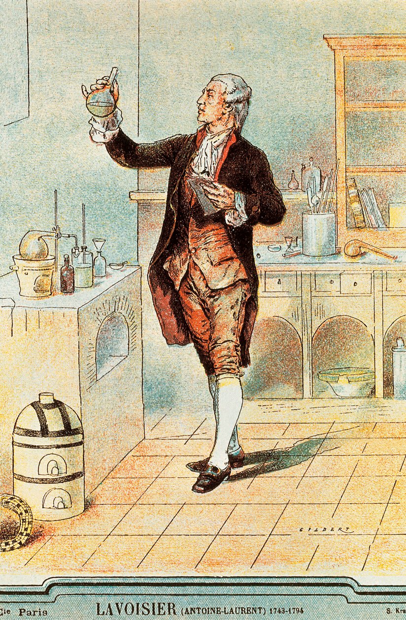 Antoine Laurent Lavoisier door French School