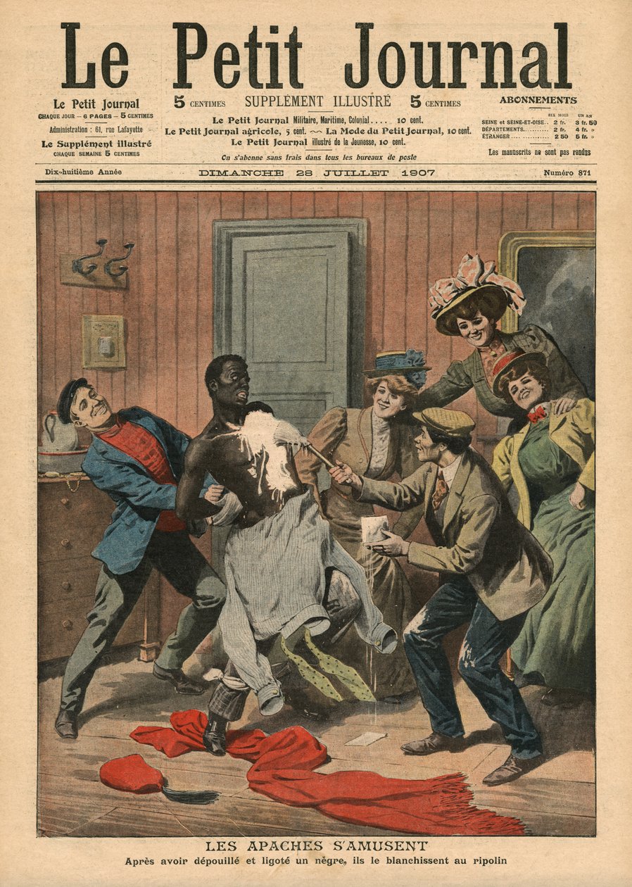 Apachen hebben plezier, illustratie uit 