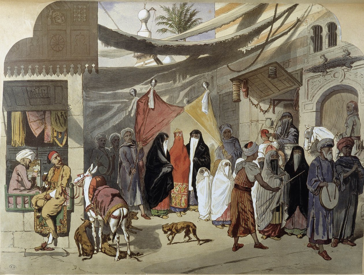 Arabisch huwelijk in Caïro - in 