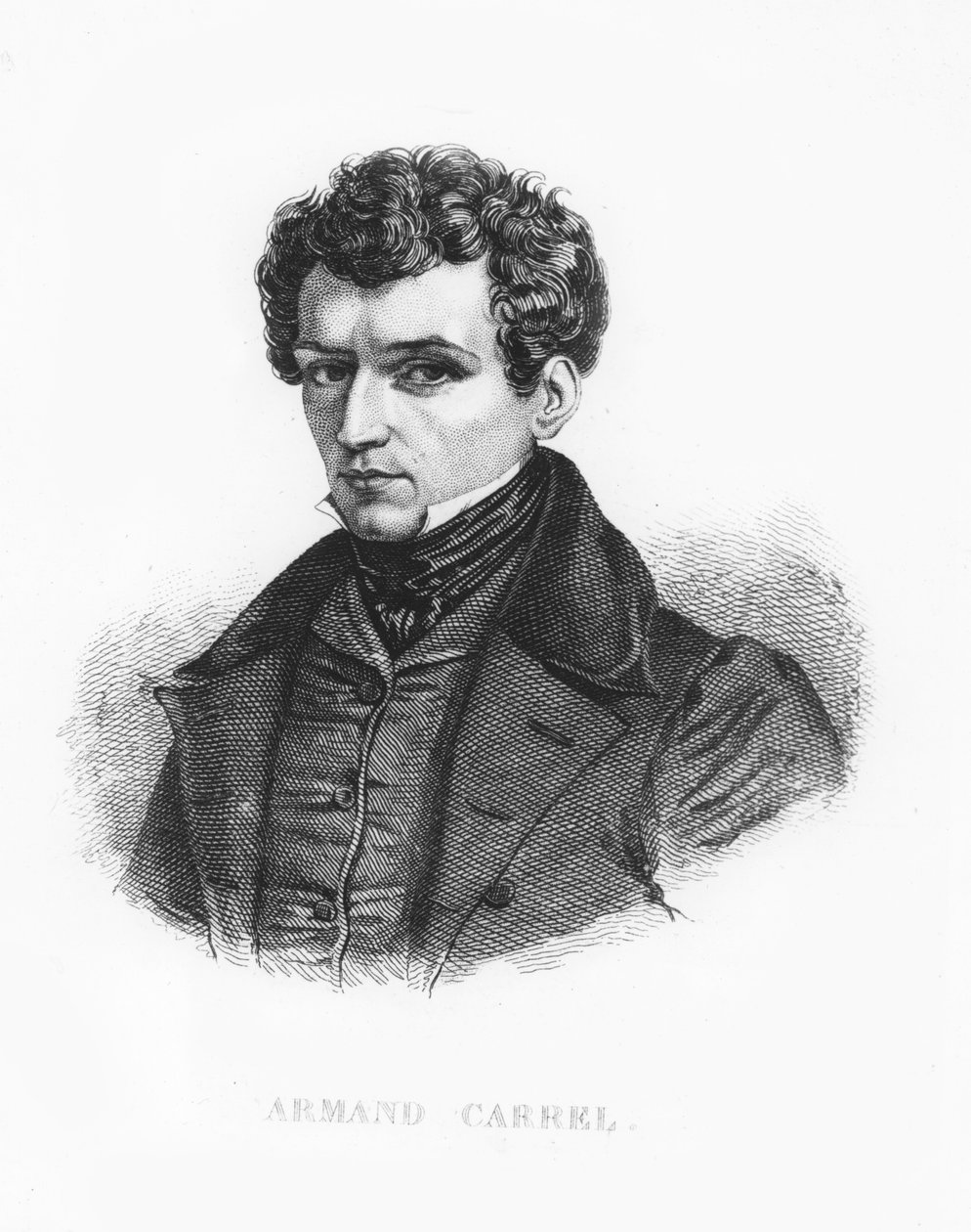 Armand Carrel (gravure) door French School