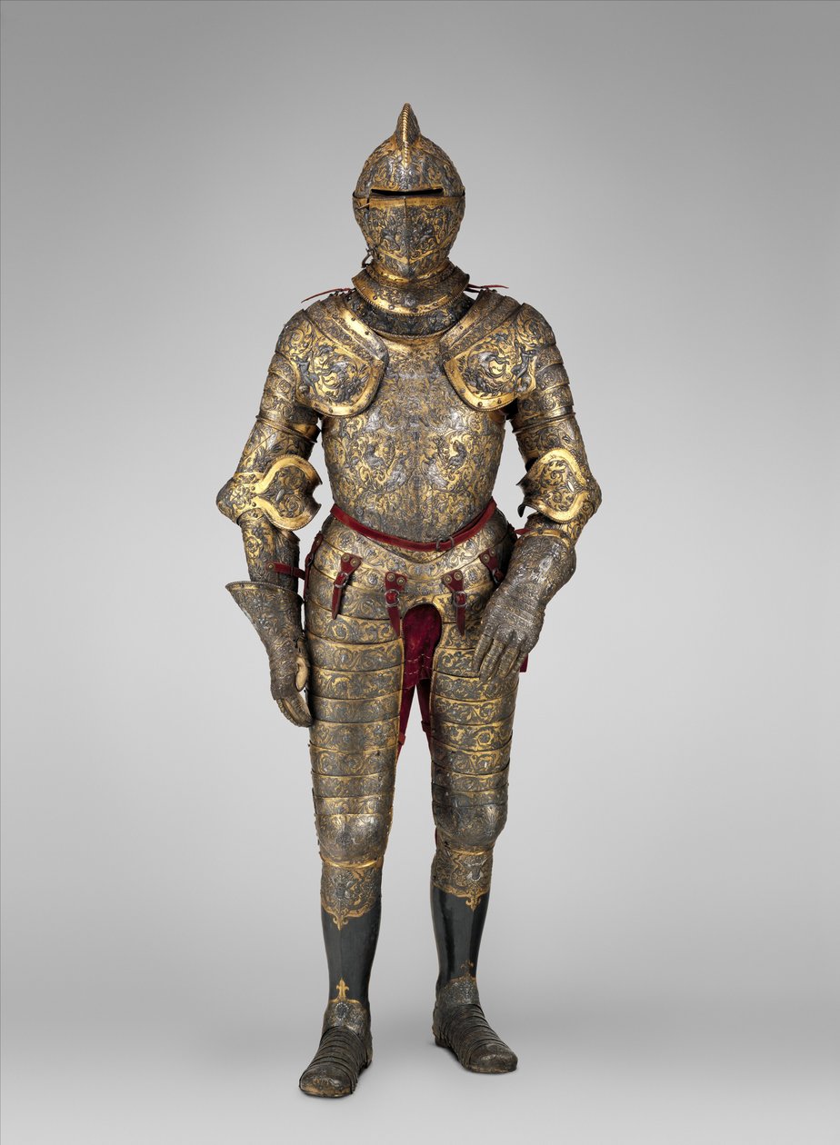 Pantser van Hendrik II, koning van Frankrijk (regeerde 1547-59), ca. 1555 door French School