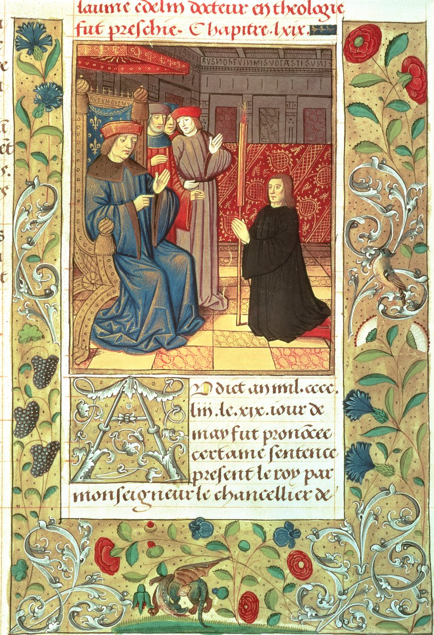 Atlas Ms Fr.2679 f.377 Jacques Coeur (c.1395-1456) voor Karel VII (1403-61) c.1390-1453 door French School