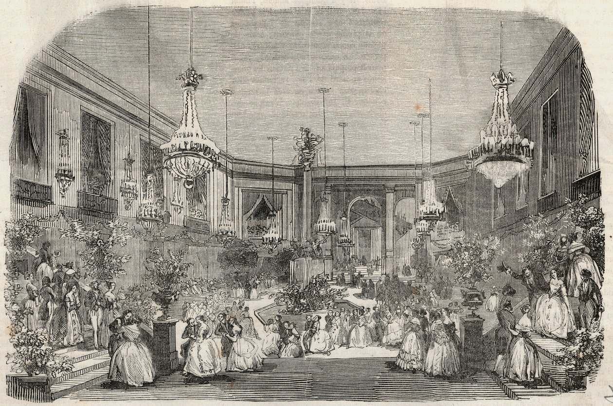 Bal gegeven in het Hotel Lambert op het Ile Saint Louis, 2 rue Saint Louis en l
