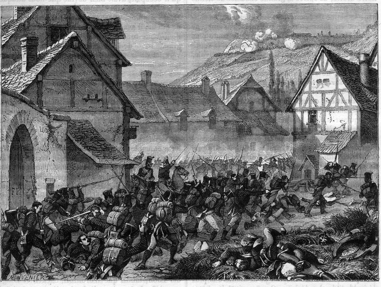 Slag bij Laon, 9-19 maart 1814 (geallieerde overwinning onder Blücher over Napoleon I) (uit 