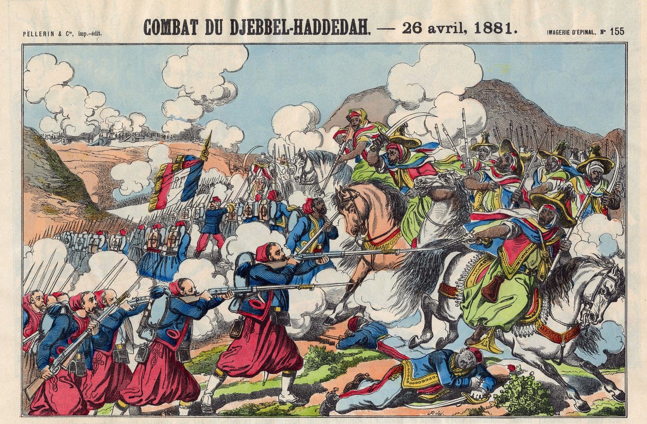 Slag bij de Djebbel Haddedah, 26 april door French School