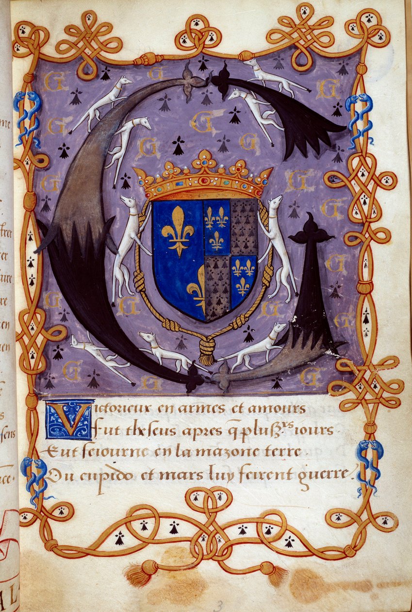 Wapen van koningin Claude van Frankrijk (1499-1524), vrouw van François I door French School
