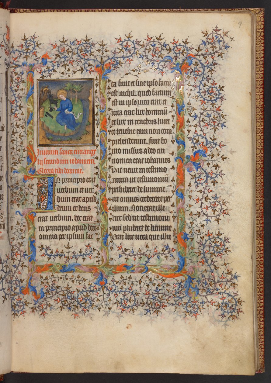 Getijdenboek, Add MS 32454 f.9r, Frankrijk door French School