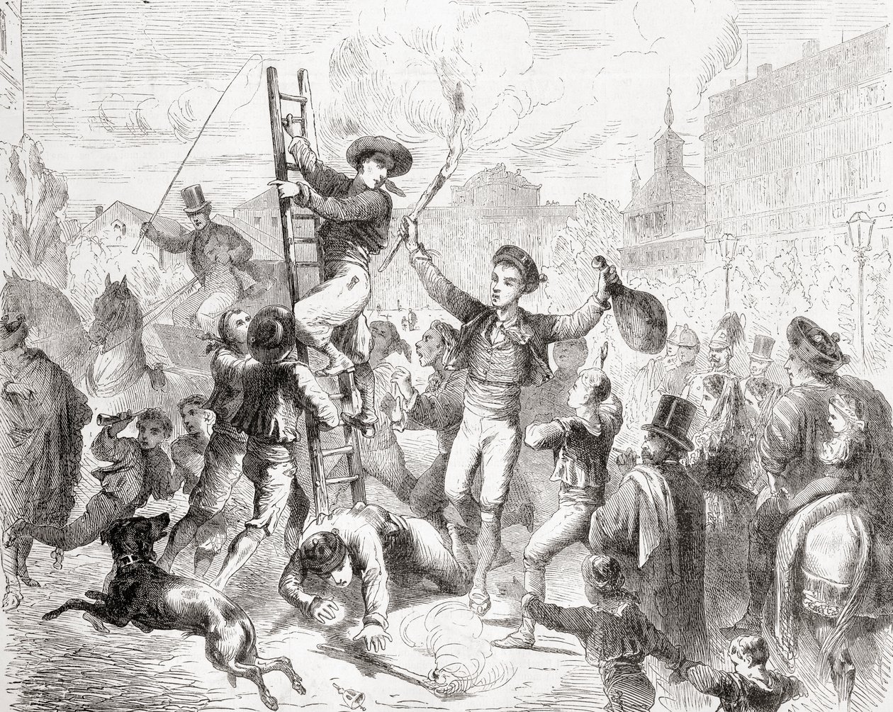 Viering van Driekoningen, Madrid, uit 
