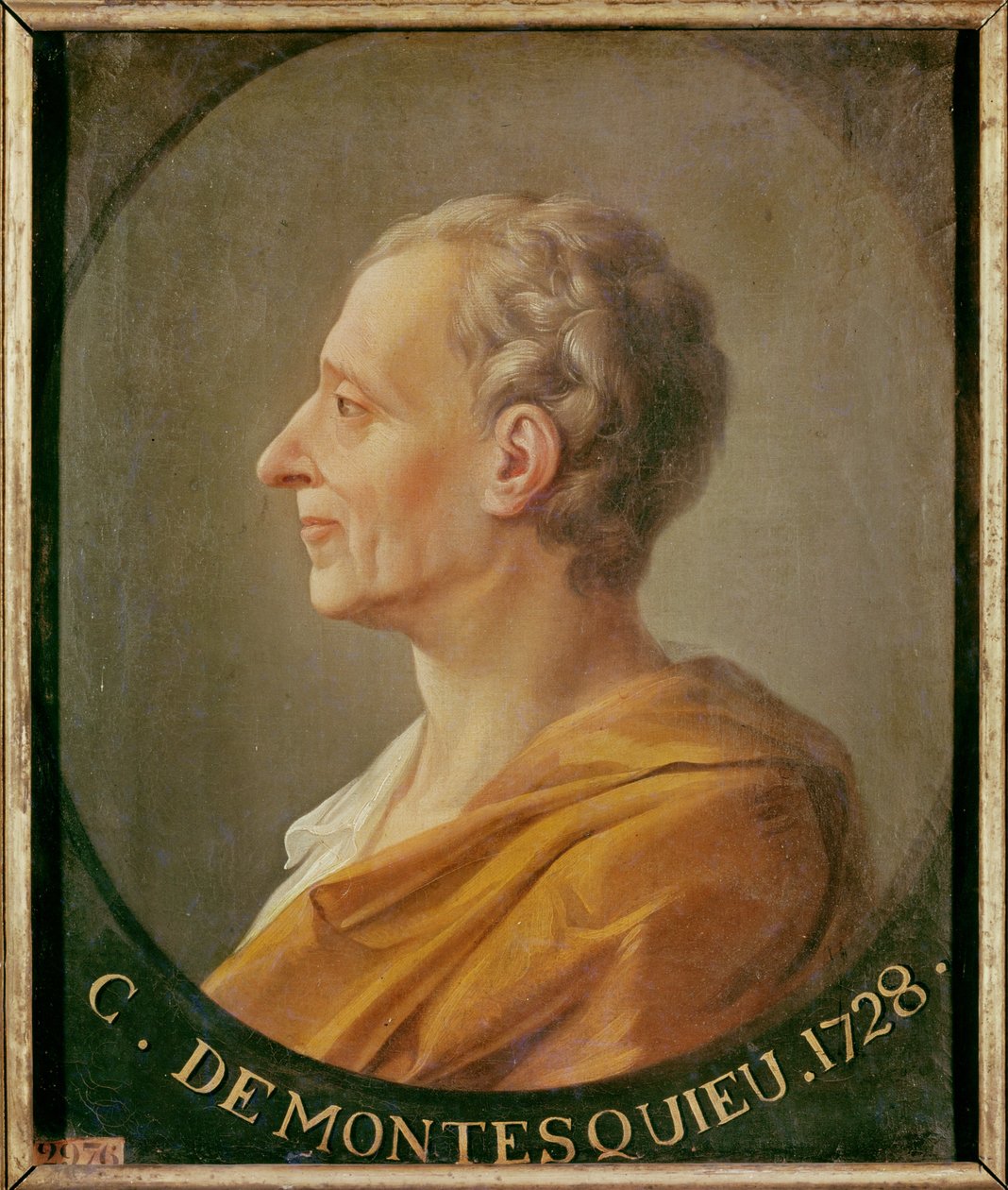 Charles Baron de Montesquieu, staatsman en filosoof ... door French School