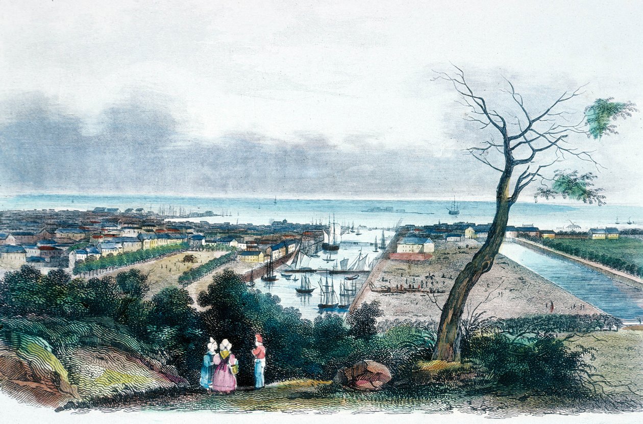 Cherbourg, Normandië door French School