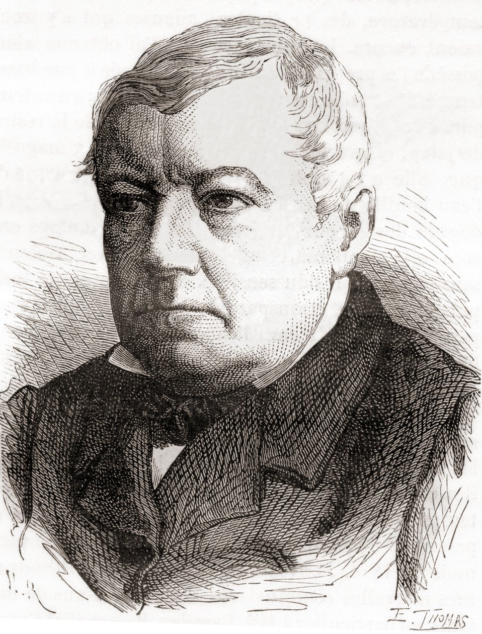Christian Friedrich Schönbein, uit Les Merveilles de la Science, gepubliceerd ca. 1870 (gravure) door French School