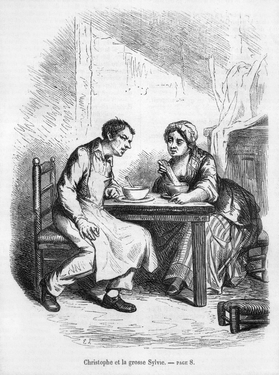 Christophe en de dikke Sylvie, illustratie uit 