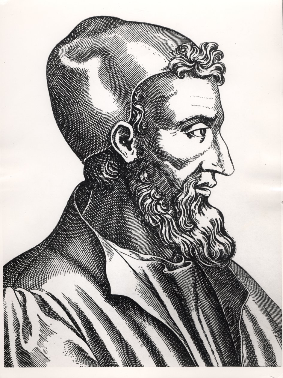 Claudius Galenus van Pergamum (ca.131-ca.201) door French School