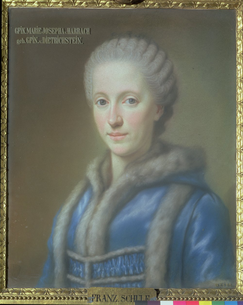 Gravin Maria Josepha von Harrach, echtgenote van Graaf Guido von Harrach (1732-83) door French School
