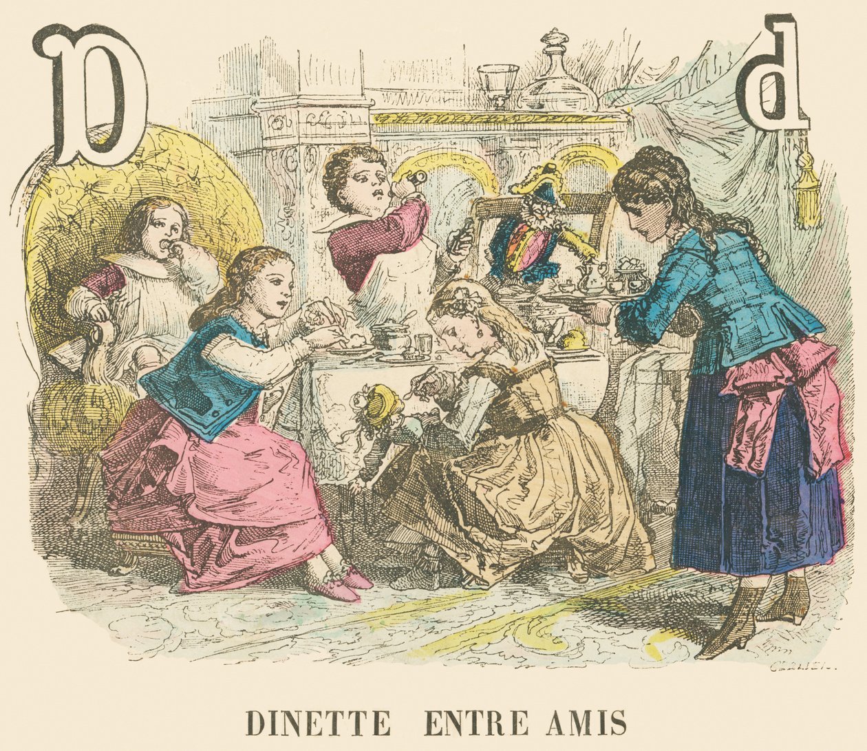 D: Dinette met vrienden door French School