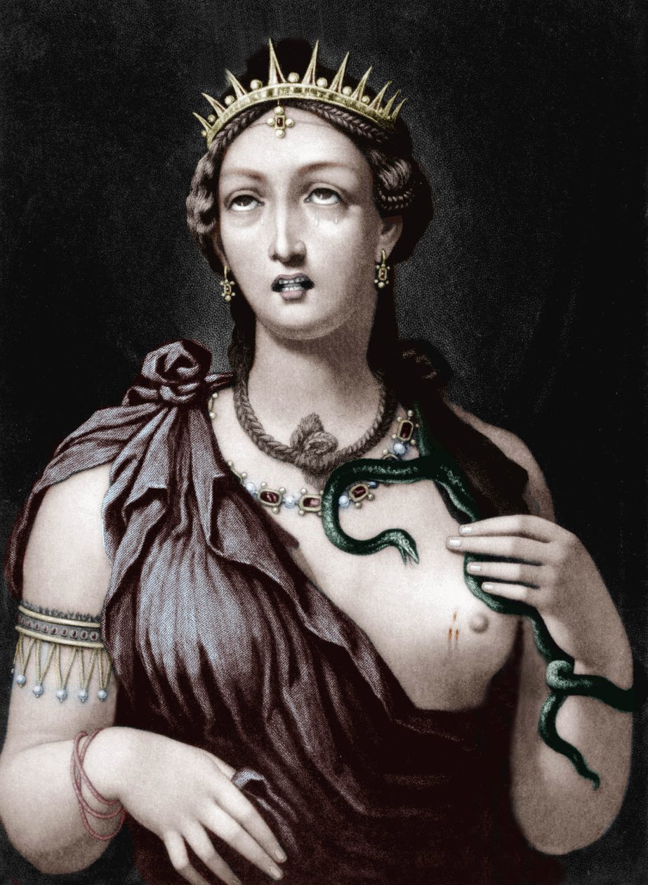 Dood van Cleopatra VII, Macedonische Koningin van Egypte door French School