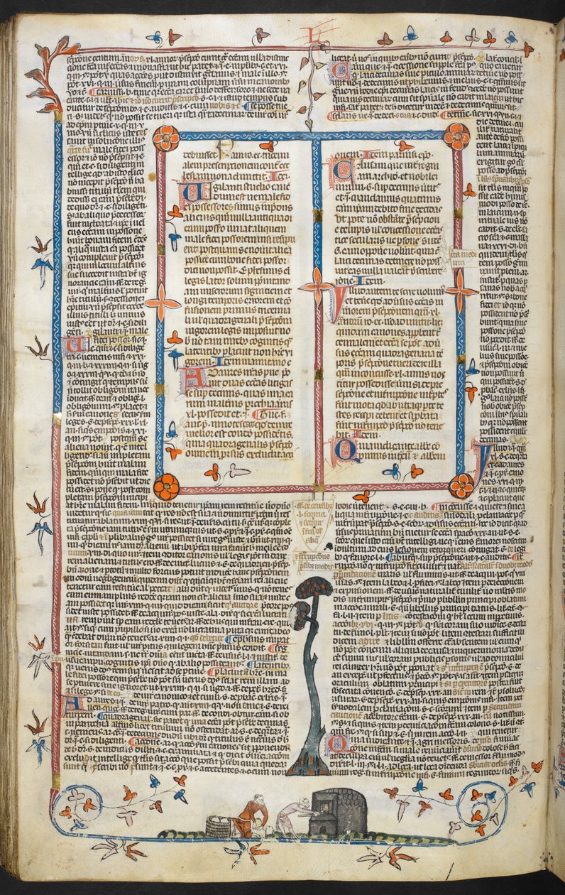 Decreten van Gregorius IX met glossen van Bernard van Parma (de 