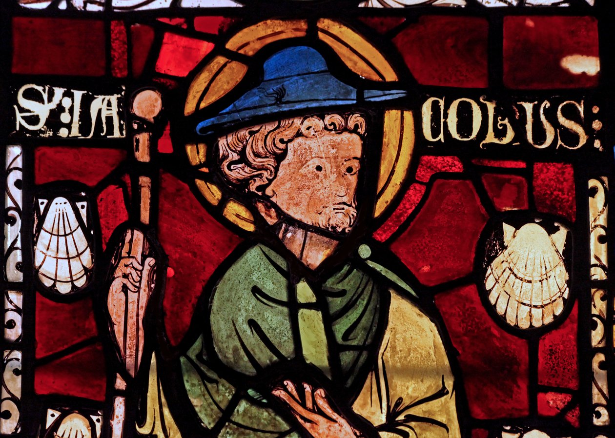 St. Jacobus: uit de Chapelle du Chateau, Rouen? door French School