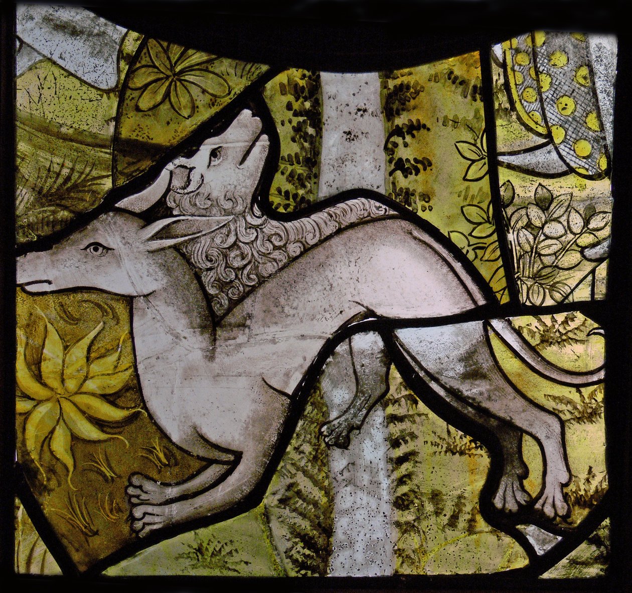 Detail van de Aanbidding der Wijzen, oorspronkelijk uit St. Vivien, Rouen door French School