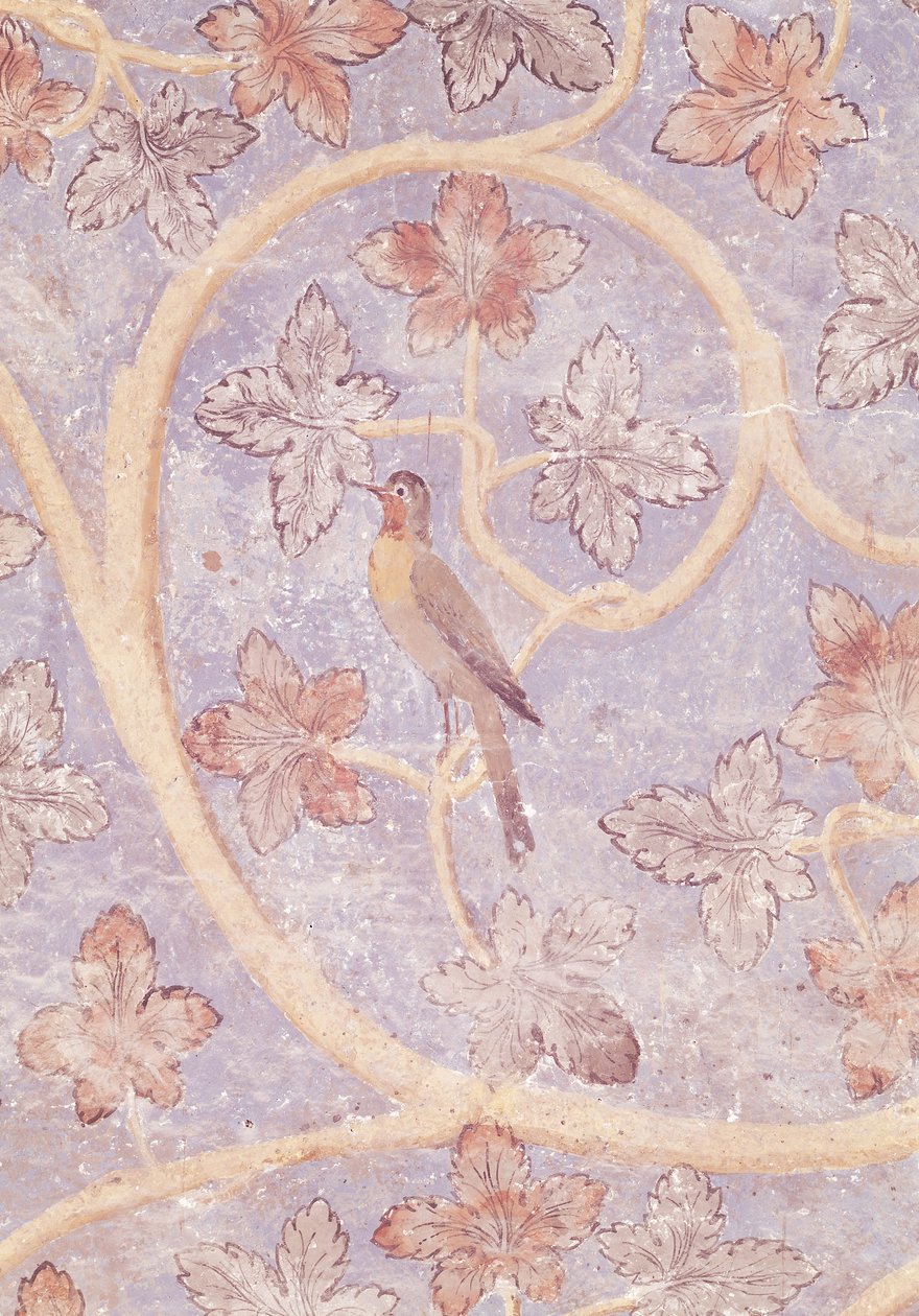 Detail van een vogel door French School