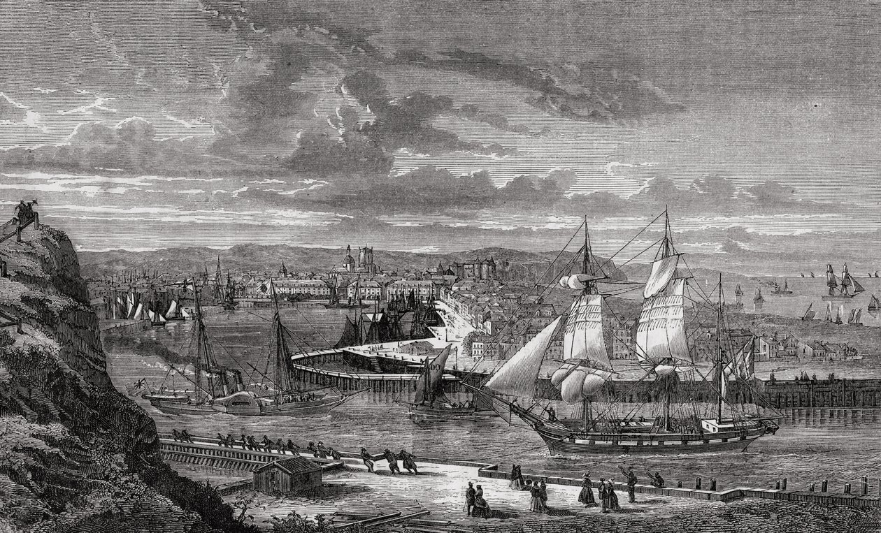 Dieppe in de 18e eeuw, uit 