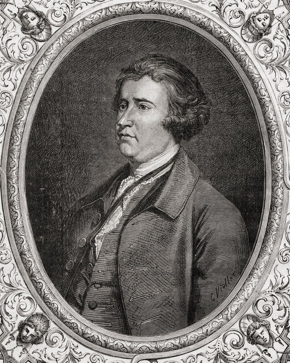 Edmund Burke, uit Histoire de la Revolution Francaise door Louis Blanc door French School