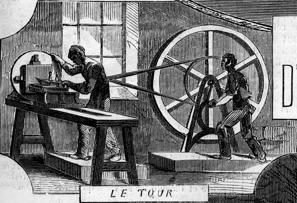 Electrotypie werkplaatsen door French School