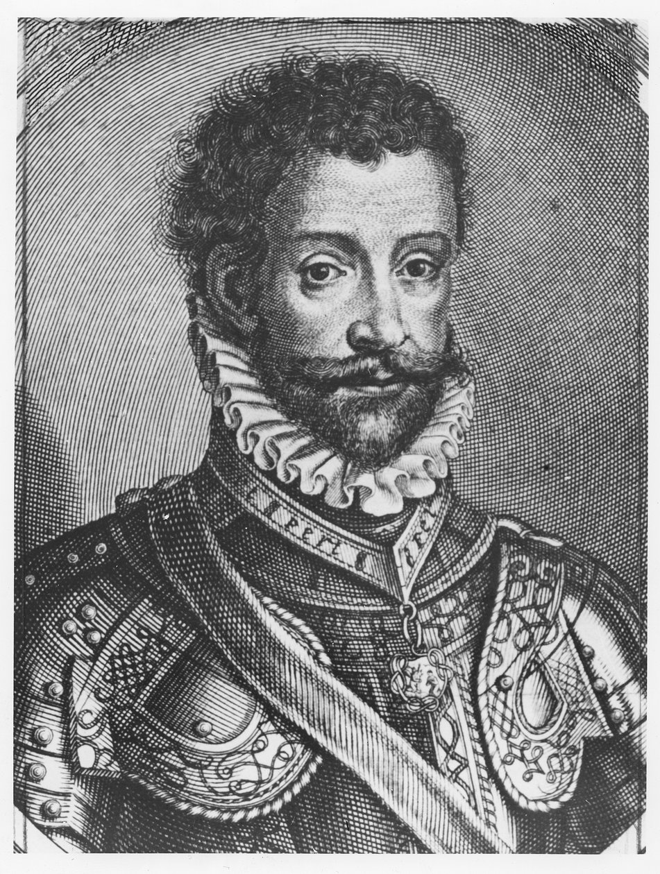 Emmanuel Philibert, Hertog van Savoye (gravure) door French School