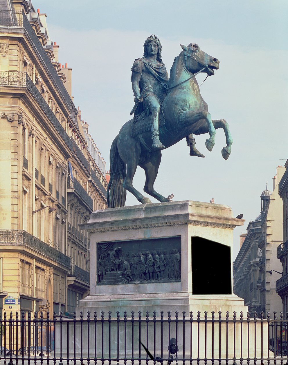 Ruiterstandbeeld van koning Lodewijk XIV door French School