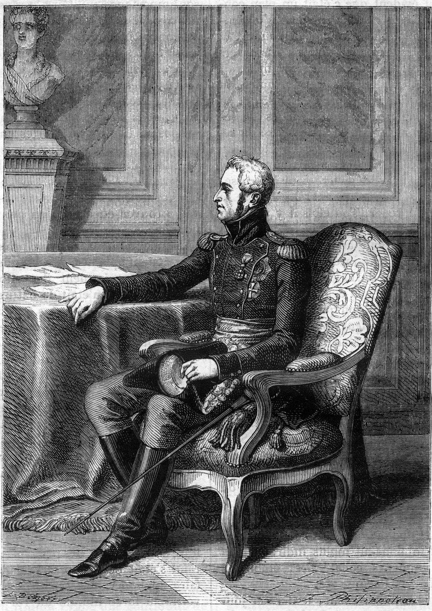 Frederik VI van Denemarken - Portret van Frederik VI, koning van Denemarken (1768-1839) (uit 