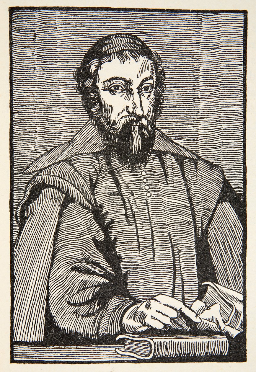 Fabri de Peiresc, kopie door Boris Mestchersky (d.1957) illustratie uit Histoire de la Nation Francaise, Sciences, Volumes I & II, door Gabriel Hanotaux (1853-1944), 1924 door French School