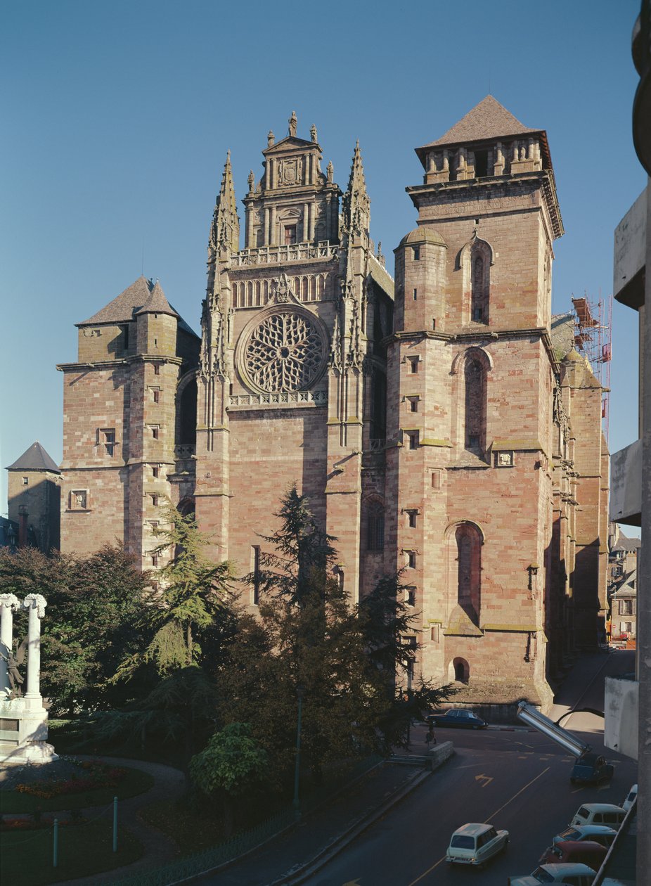 Gevel van de Kathedraal van Notre-Dame, 13e-16e eeuw door French School