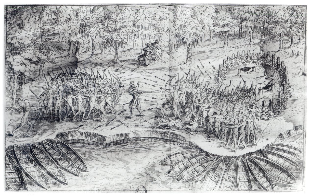 Gevecht van Hurons, uit 