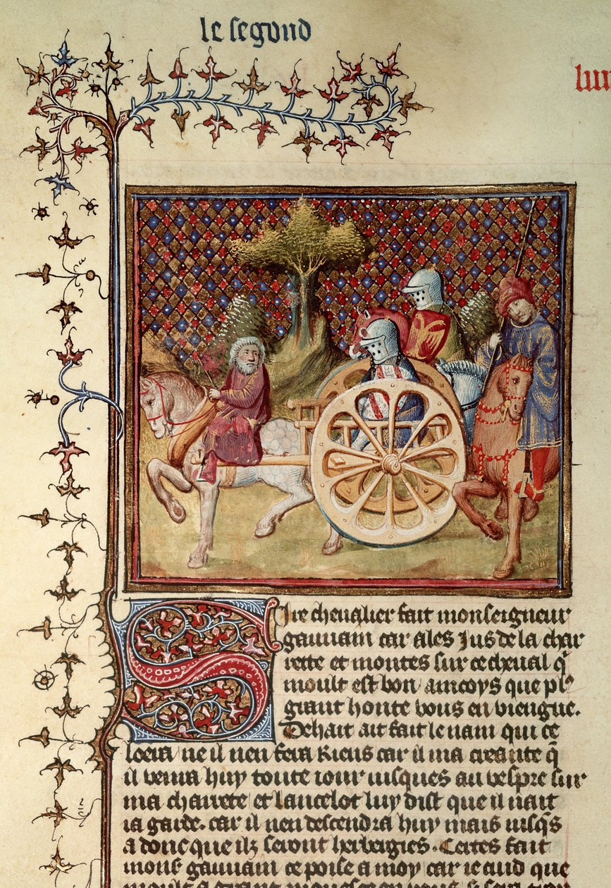 Lancelot, de Ridder van de Kar, 1344 door French School
