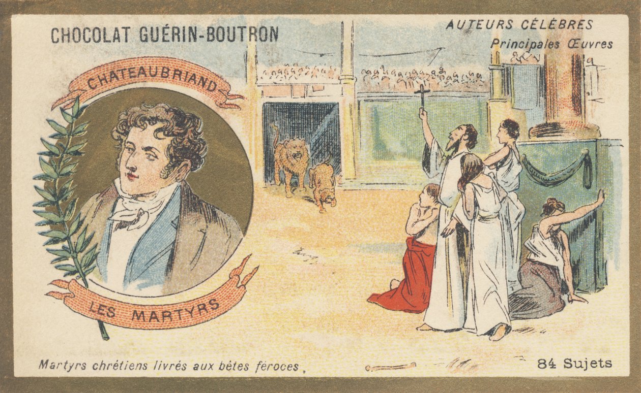 François-René, Burggraaf van Chateaubriand (1768-1848), Franse schrijver en politicus, auteur van 