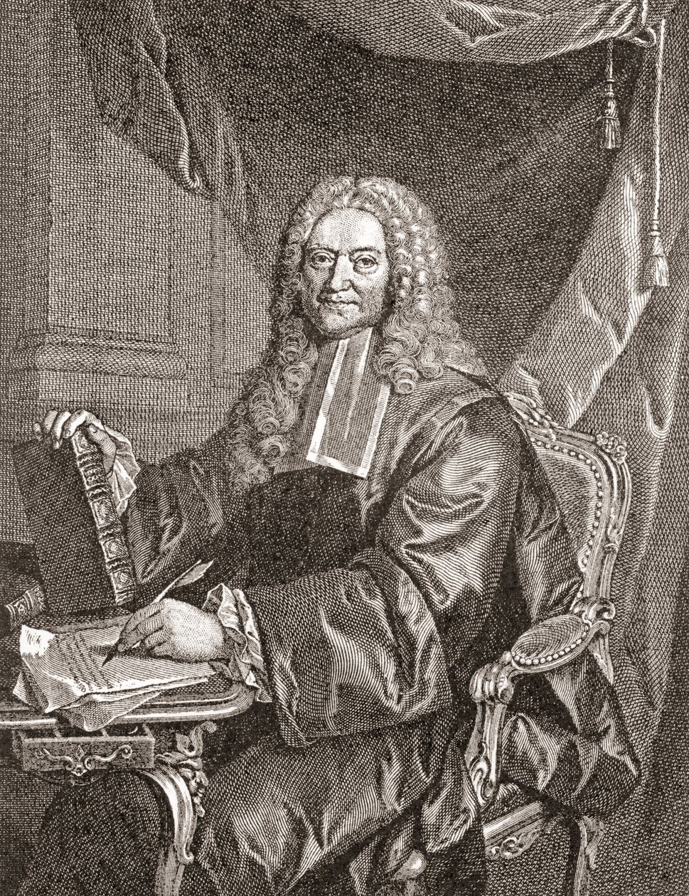 François Chicoyneau, 1672 - 1752. Franse arts en hoofdarts van koning Lodewijk XV. Uit Les Heures Libres gepubliceerd 1908. door French School